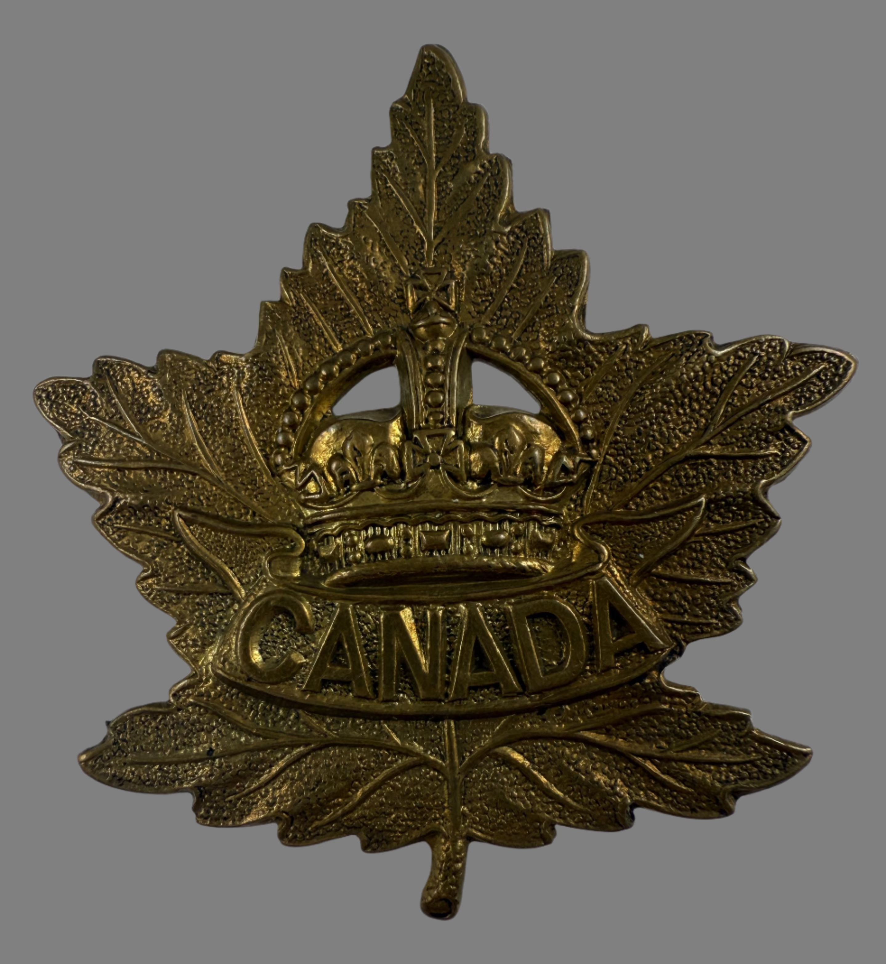 Falanex Cap Canadian WWI - Canada General Service Cap Badge – Phalanx Militaria