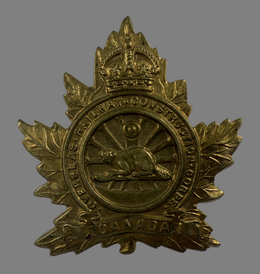 Canadian WWI - Canadian Overseas Railway Construction Corps Cap Badge