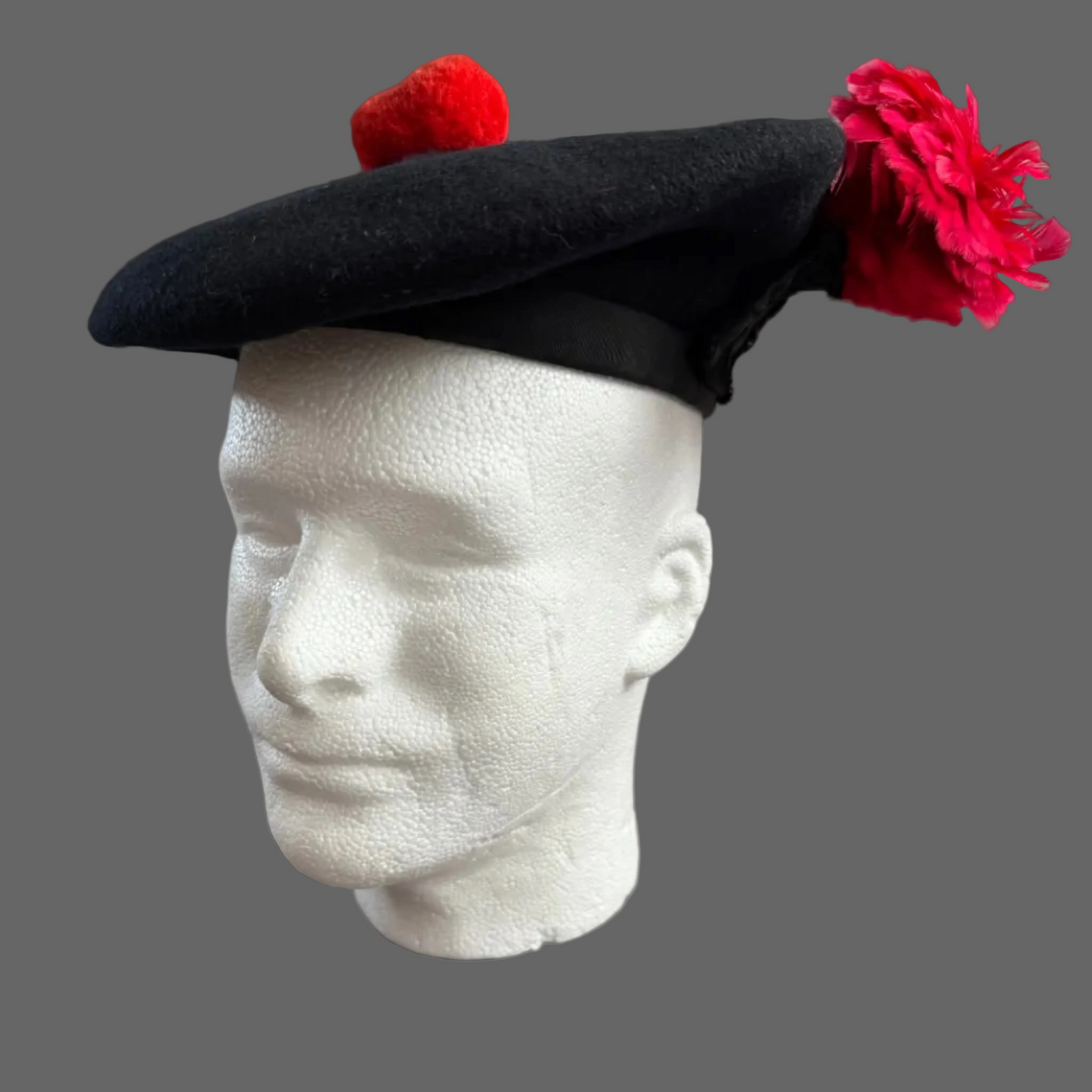 Canadian / British - Post-WWII - Tam O' Shanter / Balmoral Bonnet - The Black Watch (Royal Highland Regiment) of Canada