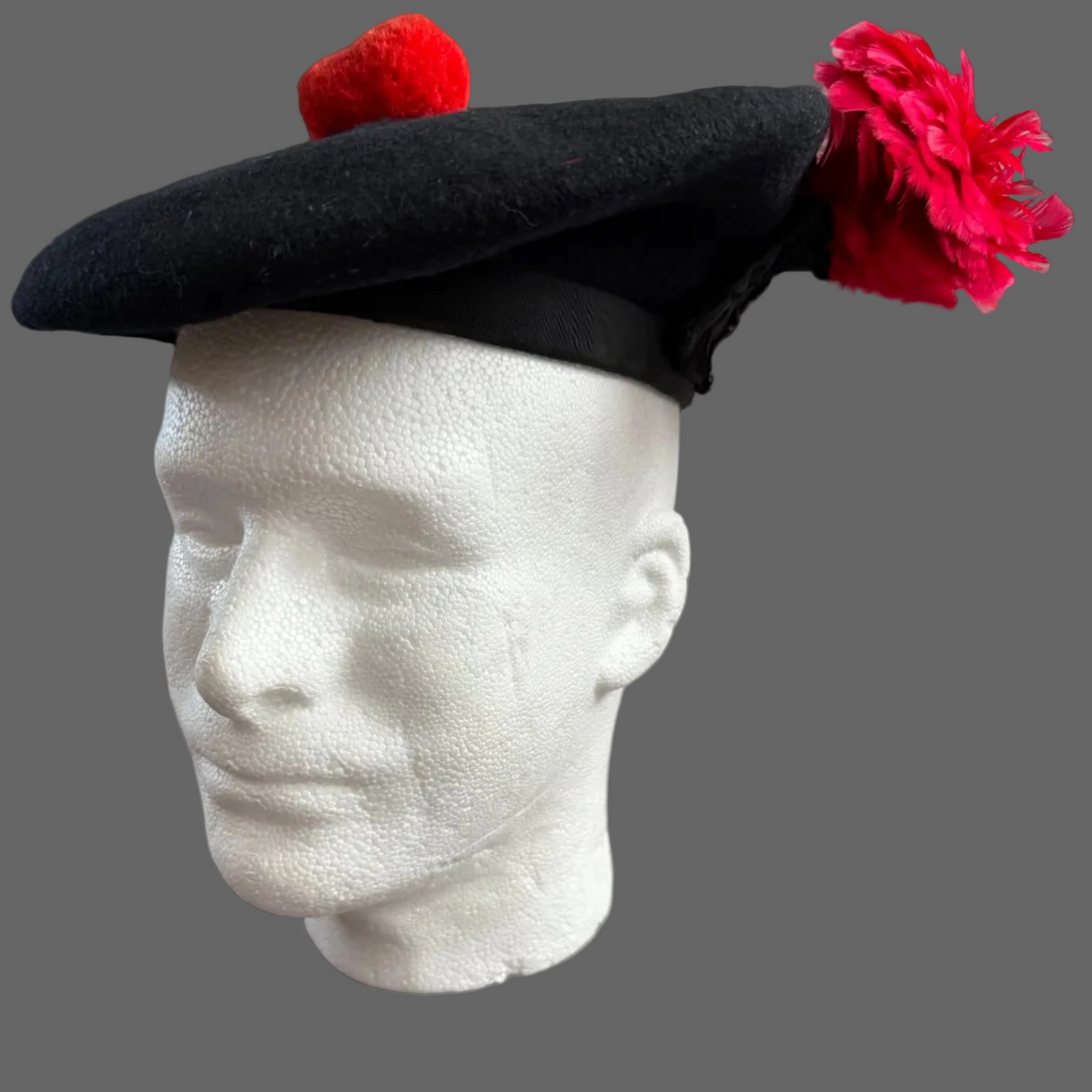 Canadian / British - Post-WWII - Tam O' Shanter / Balmoral Bonnet - The Black Watch (Royal Highland Regiment) of Canada