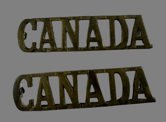 Canadian WWI - Shoulder Titles