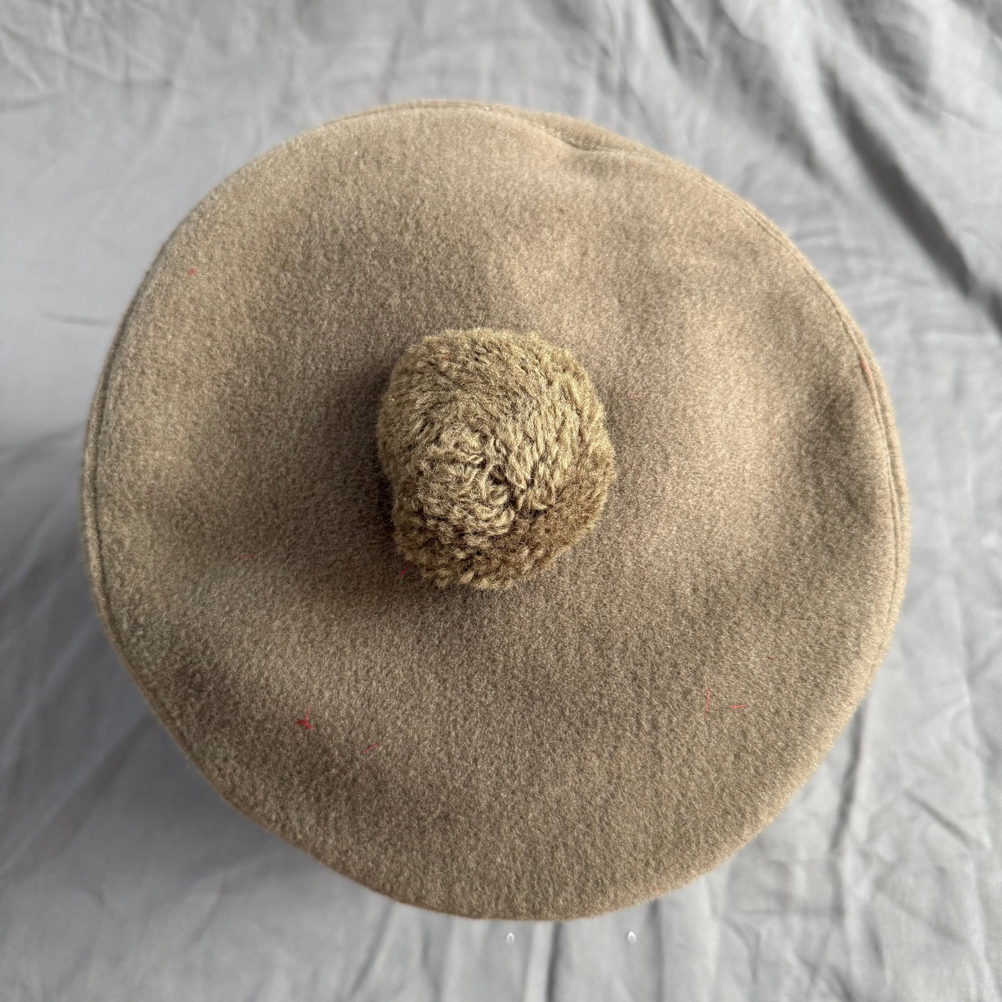 Canadian / British - Post-WWII - Officers Fawn Balmoral Bonnet - Worn by Highland Regiments including The Black Watch (Royal Highland Regiment) of Canada