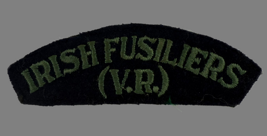 Canadian WWII - Irish Fusiliers Embroidered Shoulder Title