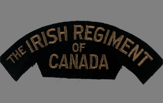 Canadian Post-WWII - Irish Regiment of Canada Shoulder Title