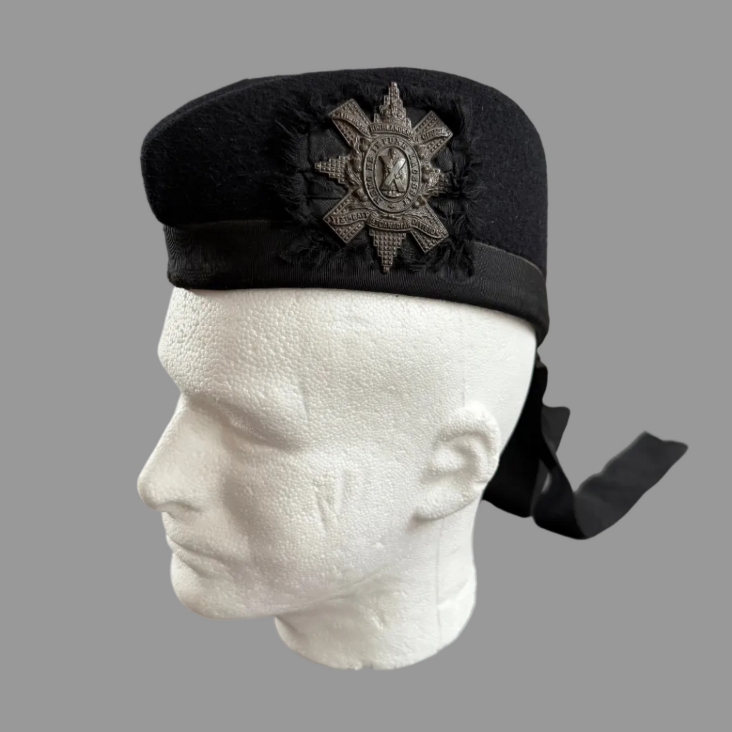 Canadian - WWI - Glengarry Cap - 13th Battalion Canadian Expeditionary Force (Royal Highlanders of Canada)