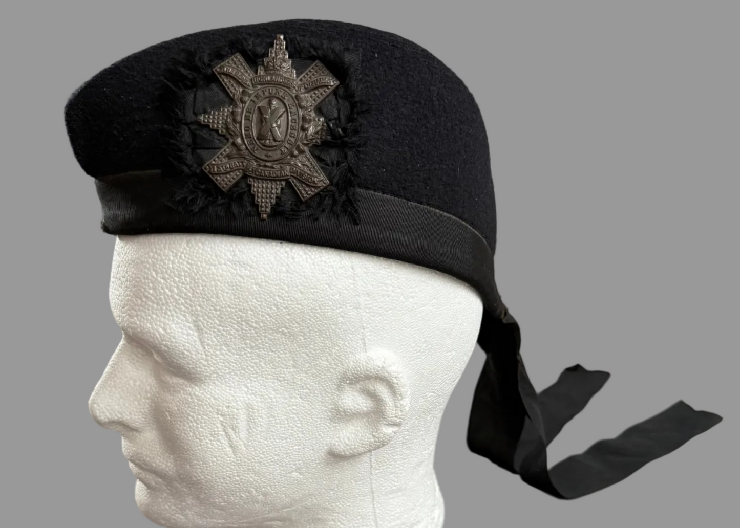 Canadian - WWI - Glengarry Cap - 13th Battalion Canadian Expeditionary Force (Royal Highlanders of Canada)