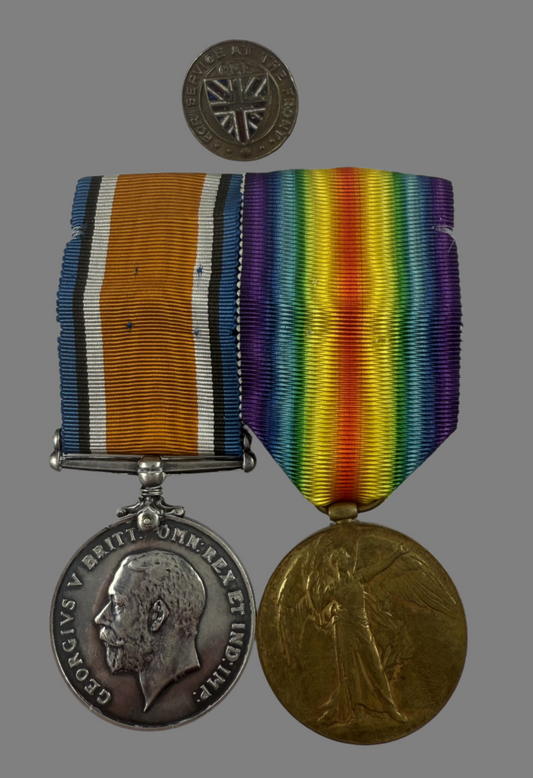 WWI Pair to 38th Canadian Infantry Battalion - Heasler