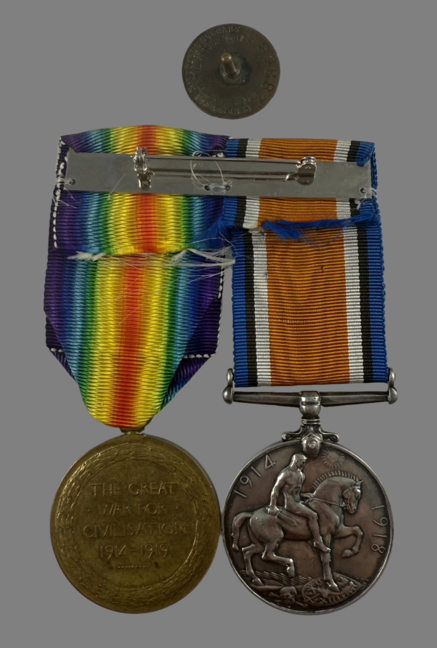 WWI Pair to 38th Canadian Infantry Battalion - Heasler