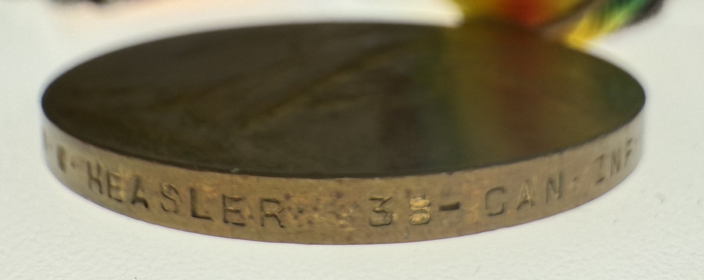 WWI Pair to 38th Canadian Infantry Battalion - Heasler