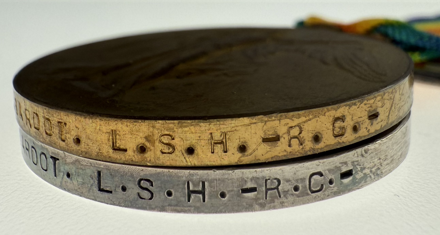 WWI Pair to Lord Strathcona's Horse (Royal Canadians) - Bardot