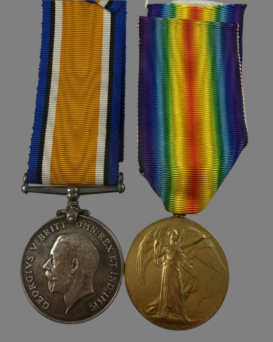 WWI Pair to 49th Canadian Infantry Battalion - Brock - American Citizen