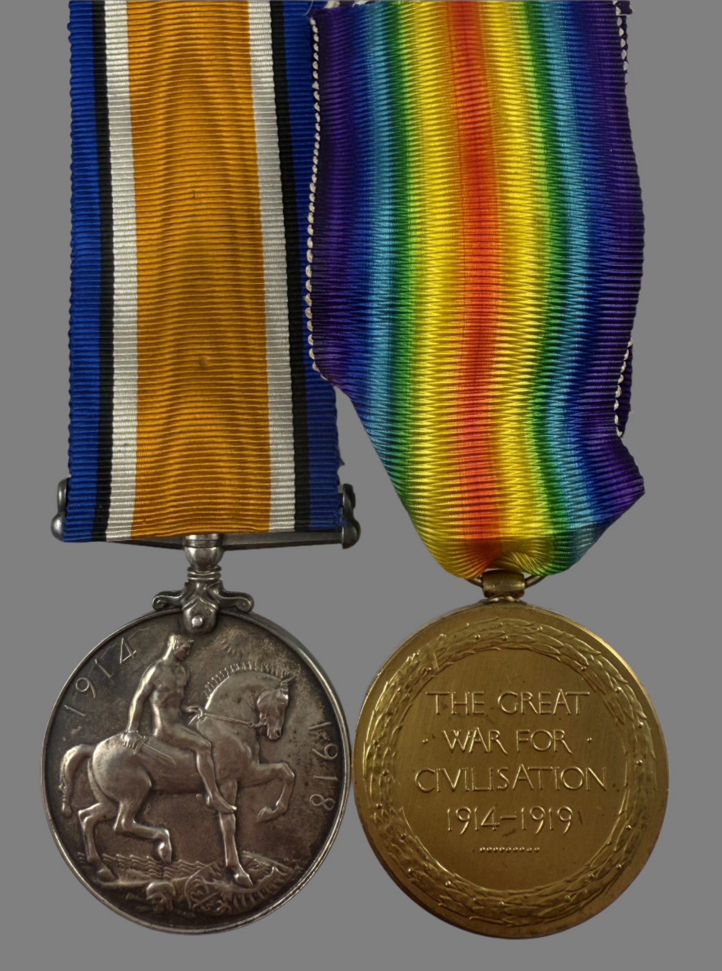 WWI Pair to 49th Canadian Infantry Battalion - Brock - American Citizen