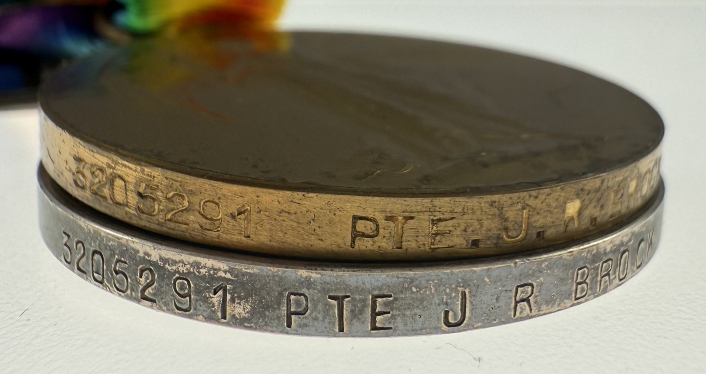 WWI Pair to 49th Canadian Infantry Battalion - Brock - American Citizen