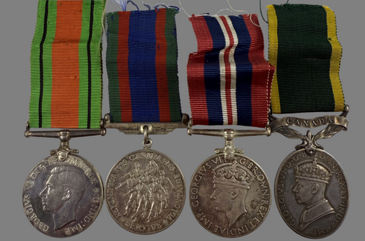 WWII  Canadian Long Service Medal Group - RCAF - MacDonald