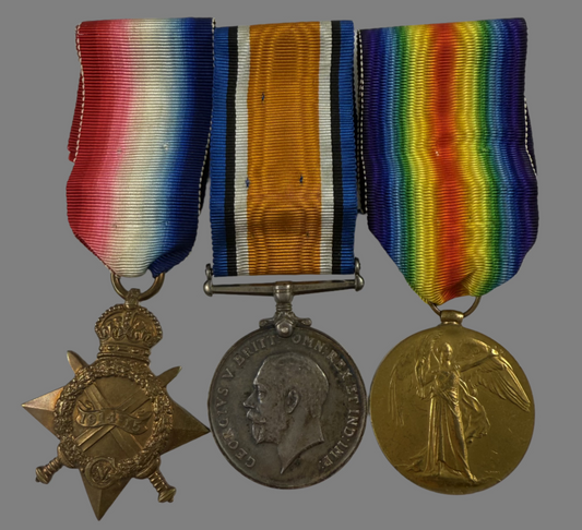 WWI 1914-15 Trio to  1st Canadian Infantry Battalion - Royle