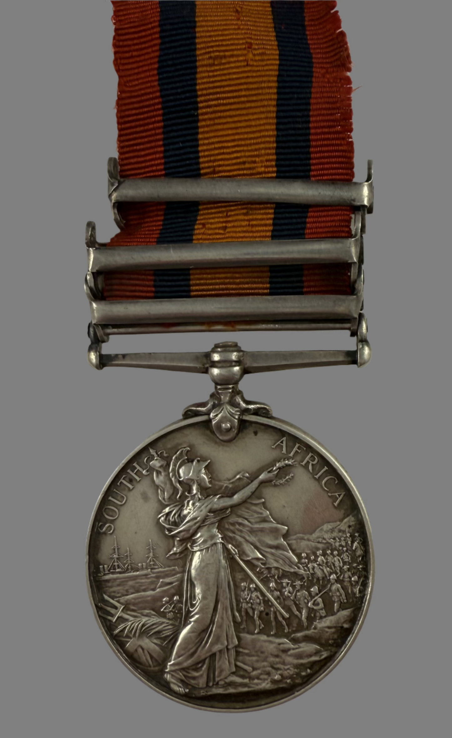 Queen's South Africa Medal - Worcestershire Regiment - Patrick - Sergeant Drummer