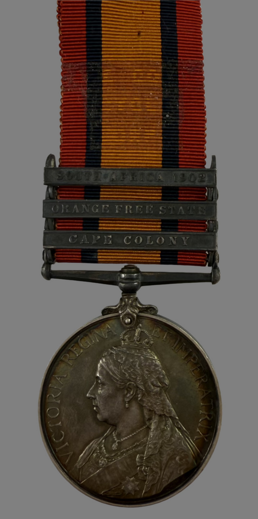Queen's South Africa Medal - Rifle Brigade - Donovan