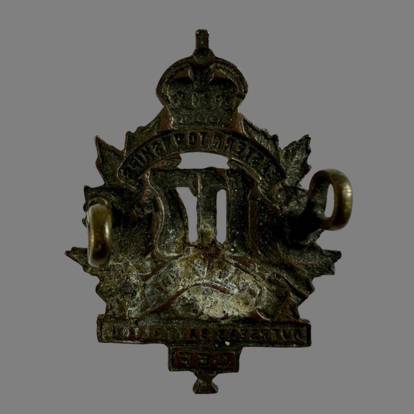 WWI - 117th Canadian Infantry Battalion (Easter Township) Collar Badge