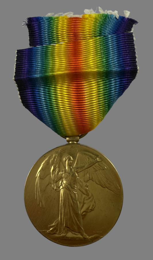 WWI Victory Medal - Royal Canadian Regiment - Kinsel - KIA - American Citizen