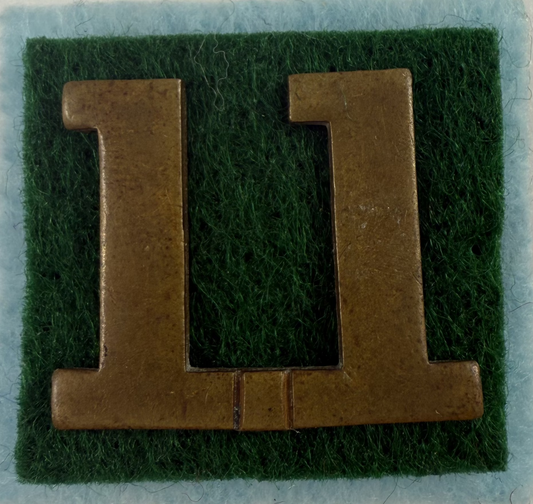 Canadian Pre-WWI - 11th Regiment (Irish Fusiliers of Canada) Shoulder Numeral