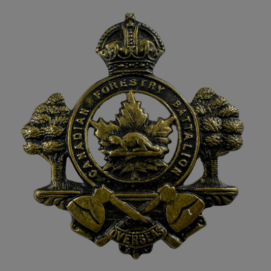 WWI - Canadian Forestry Battalion Cap Badge