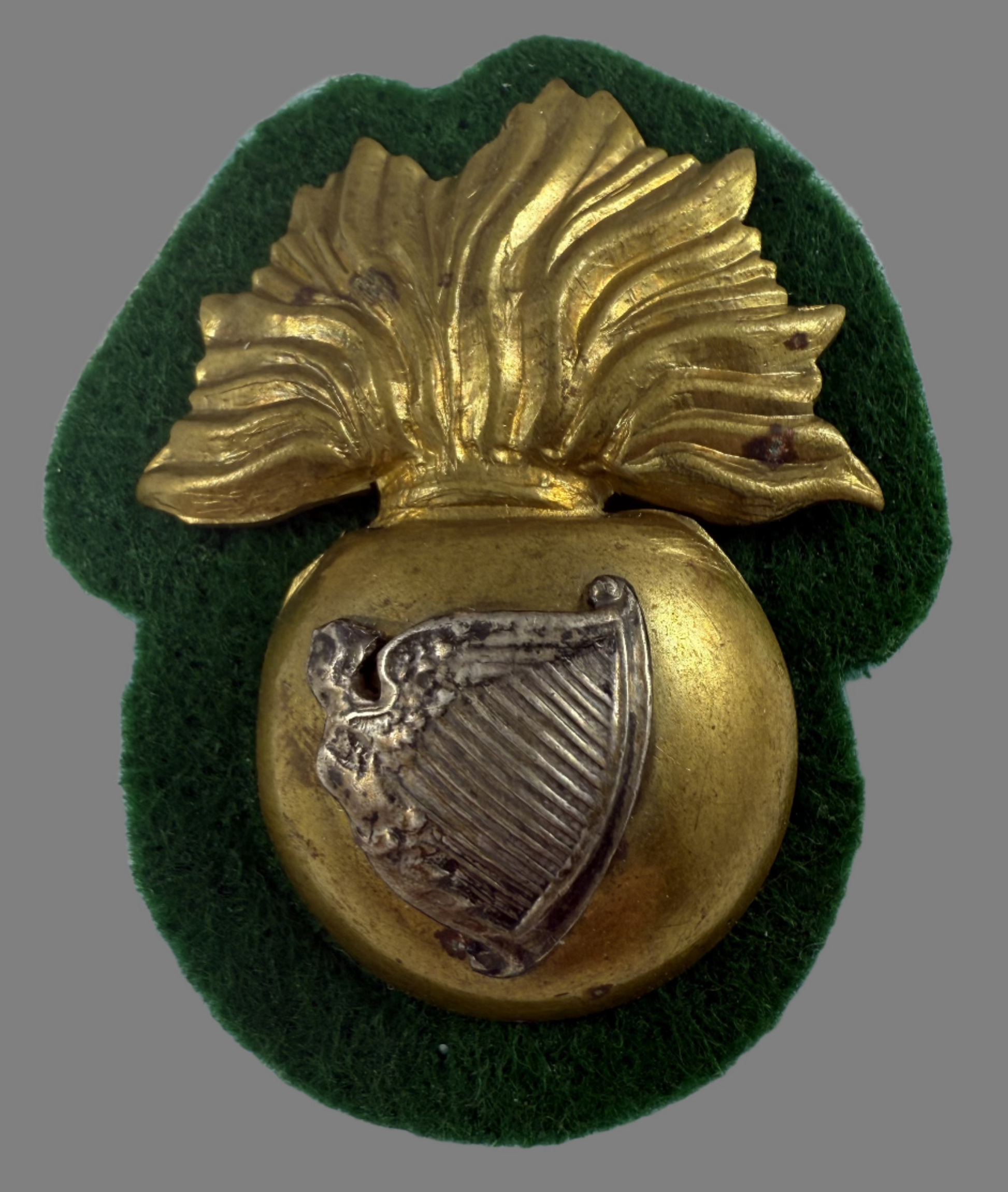 Falanex Cap Canadian Pre-WWI - Irish Fusiliers of Canada Cadet Corps Cap Badge ...