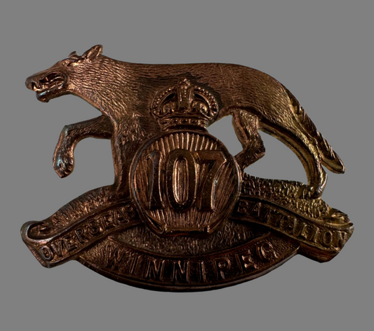 WWI - 107th Canadian Infantry Battalion (Winnipeg) Cap Badge