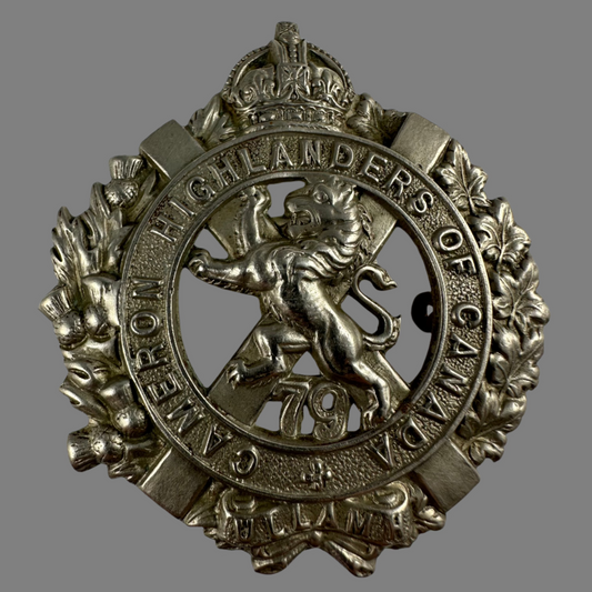 Pre-WWI/ WWI - 79th Cameron Highlanders of Canada / 43rd Battalion C.E.F. Glengarry Badge