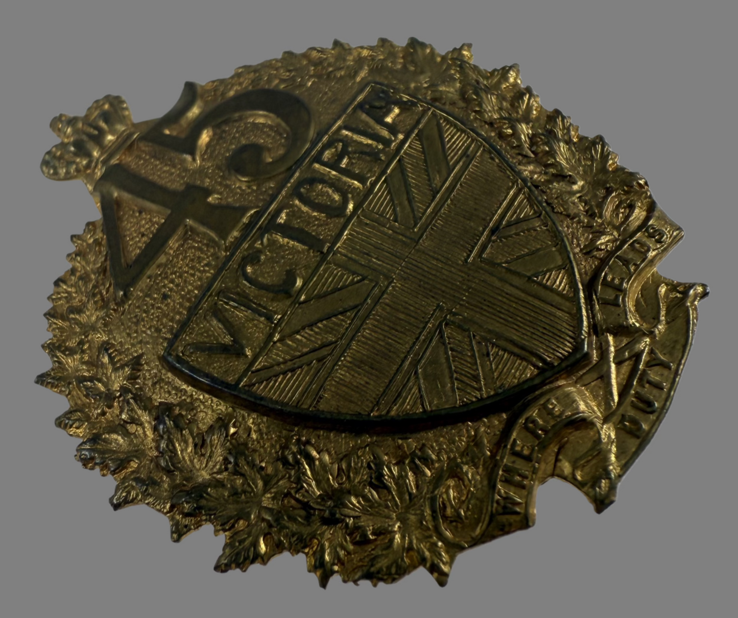 Canadian Militia Victorian - 45th Victoria Regiment Cap Badge