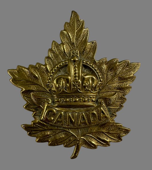WWI - Canadian General Service Cap Badge