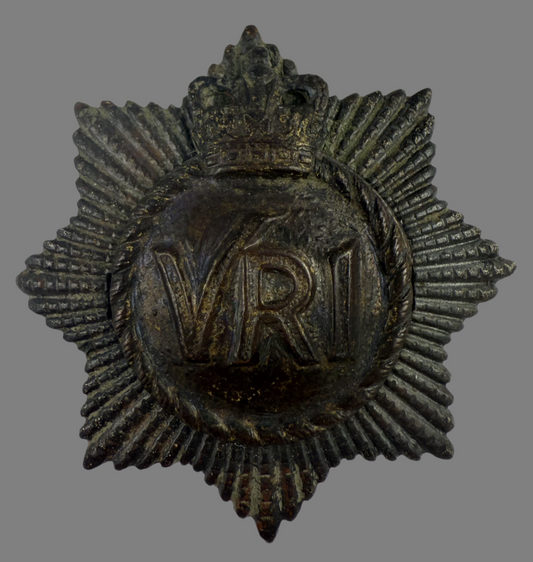 Canadian WWII - Royal Canadian Regiment Officer's Service Dress Cap Badge