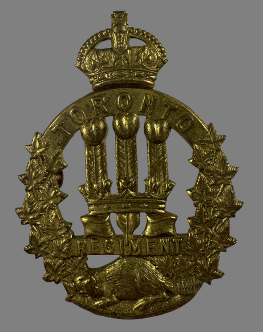 Canadian WWII - Toronto Regiment Cap Badge