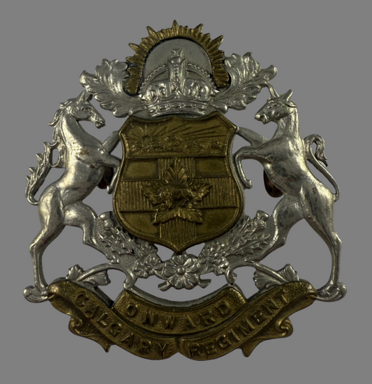 Canadian Post-WWI - Calgary Tank Regiment Cap Badge