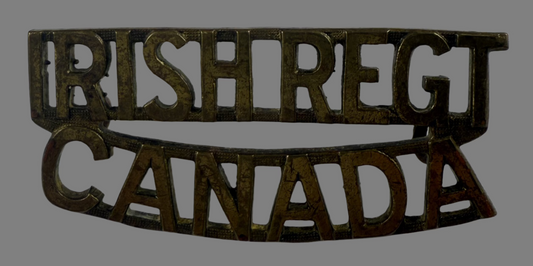 Canadian WWII - Irish Regiment of Canada Shoulder Title