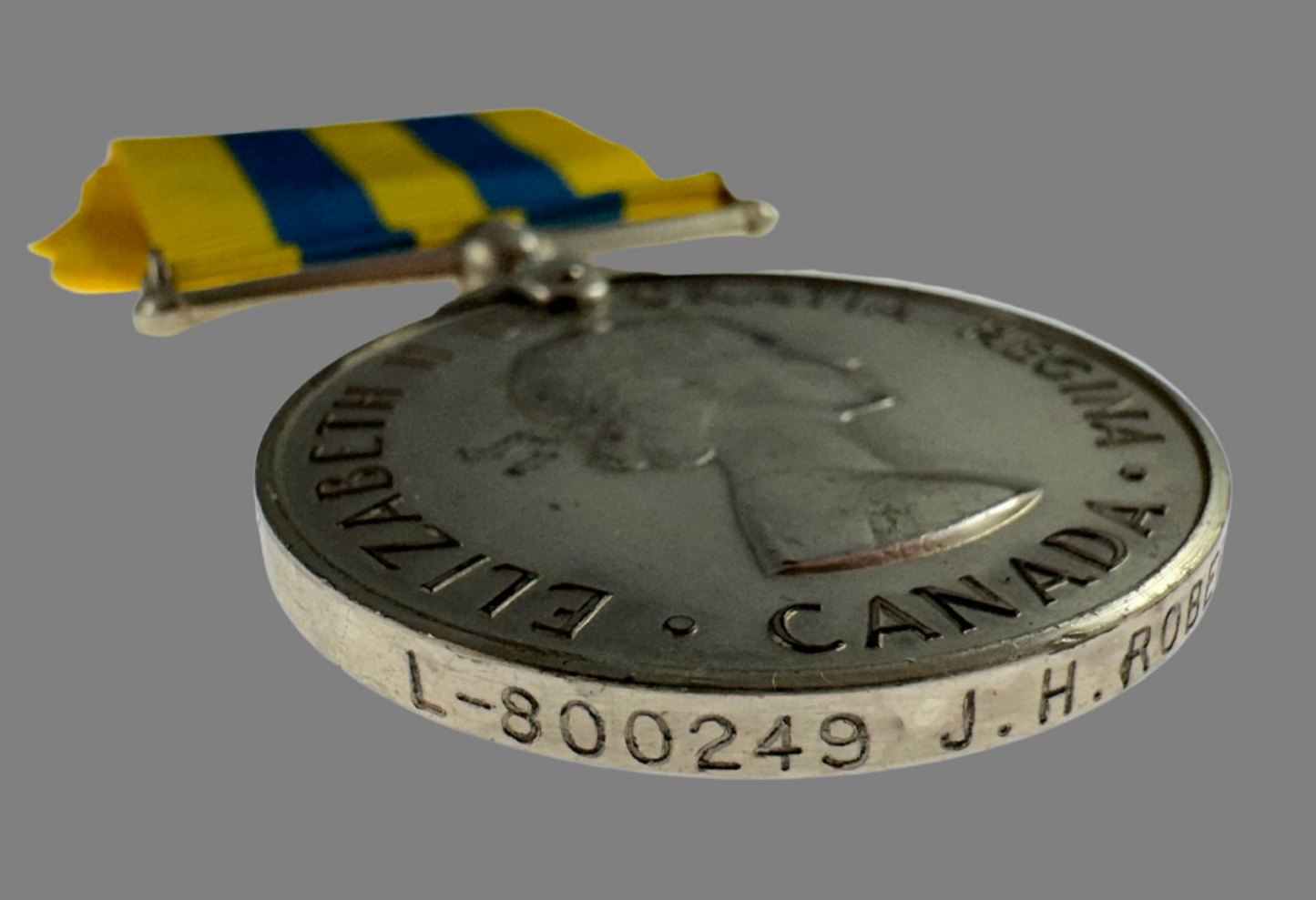 Queen's Korea Medal - Lord Strathcona's Horse - Robertson