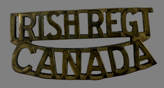 Canadian WWII - Irish Regiment of Canada Shoulder Title