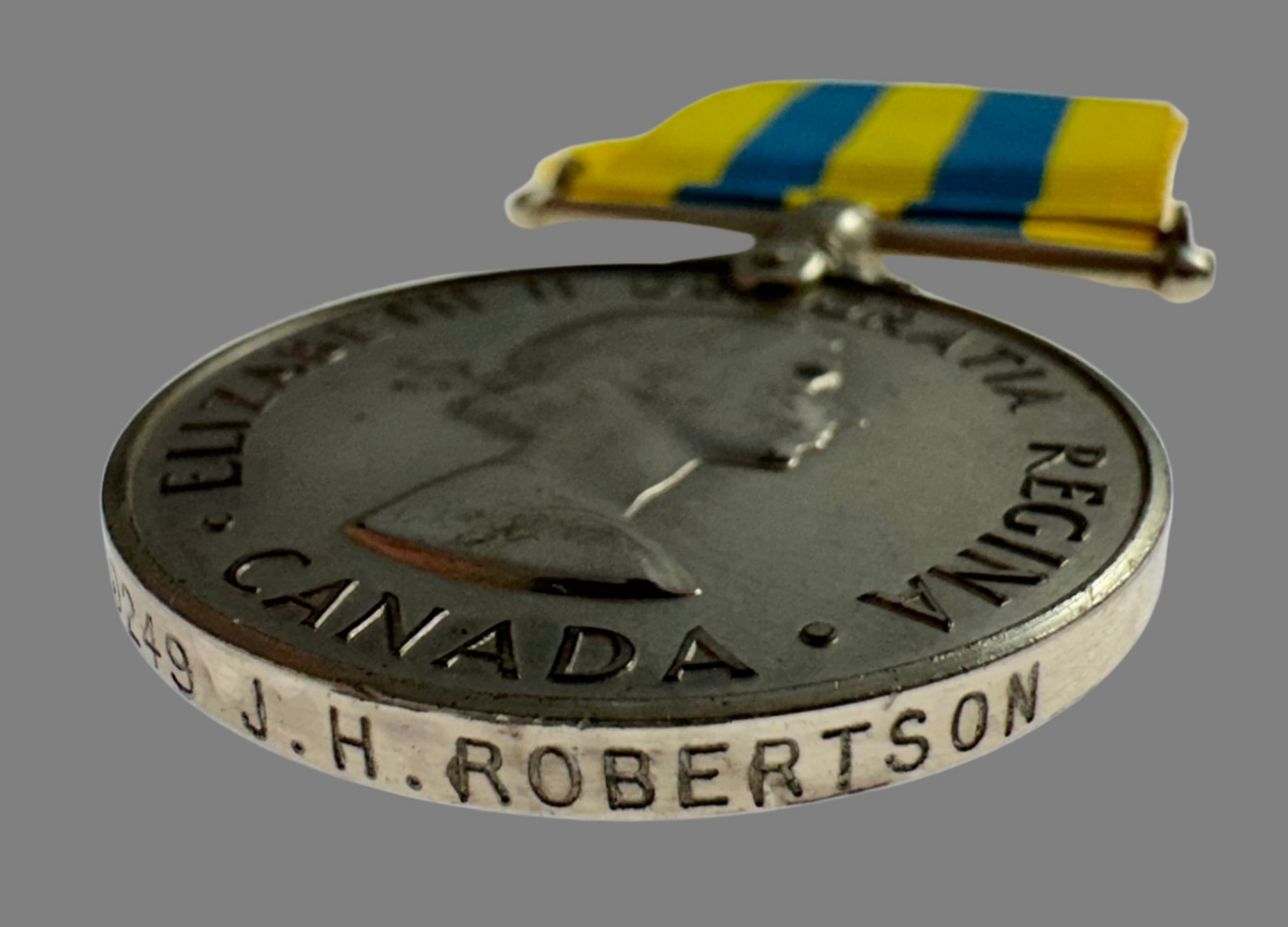 Queen's Korea Medal - Lord Strathcona's Horse - Robertson