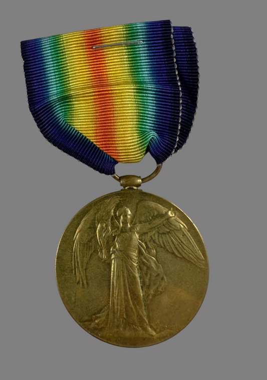 WWI Victory Medal - Officer 11th Canadian Mounted Rifles / East Kent Regiment (attached Royal West Kent Regiment) - Morgan