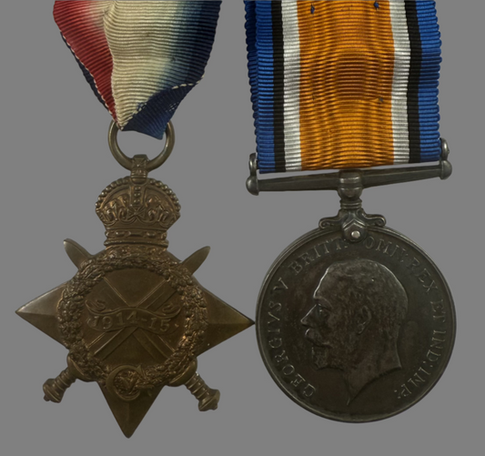 WWI 1914-15 Star, Victory Medal to 3rd Canadian Infantry Battalion - Gibb - POW