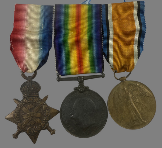 WWI 1914 Trio to 1st Royal West Kent Regiment - Croft