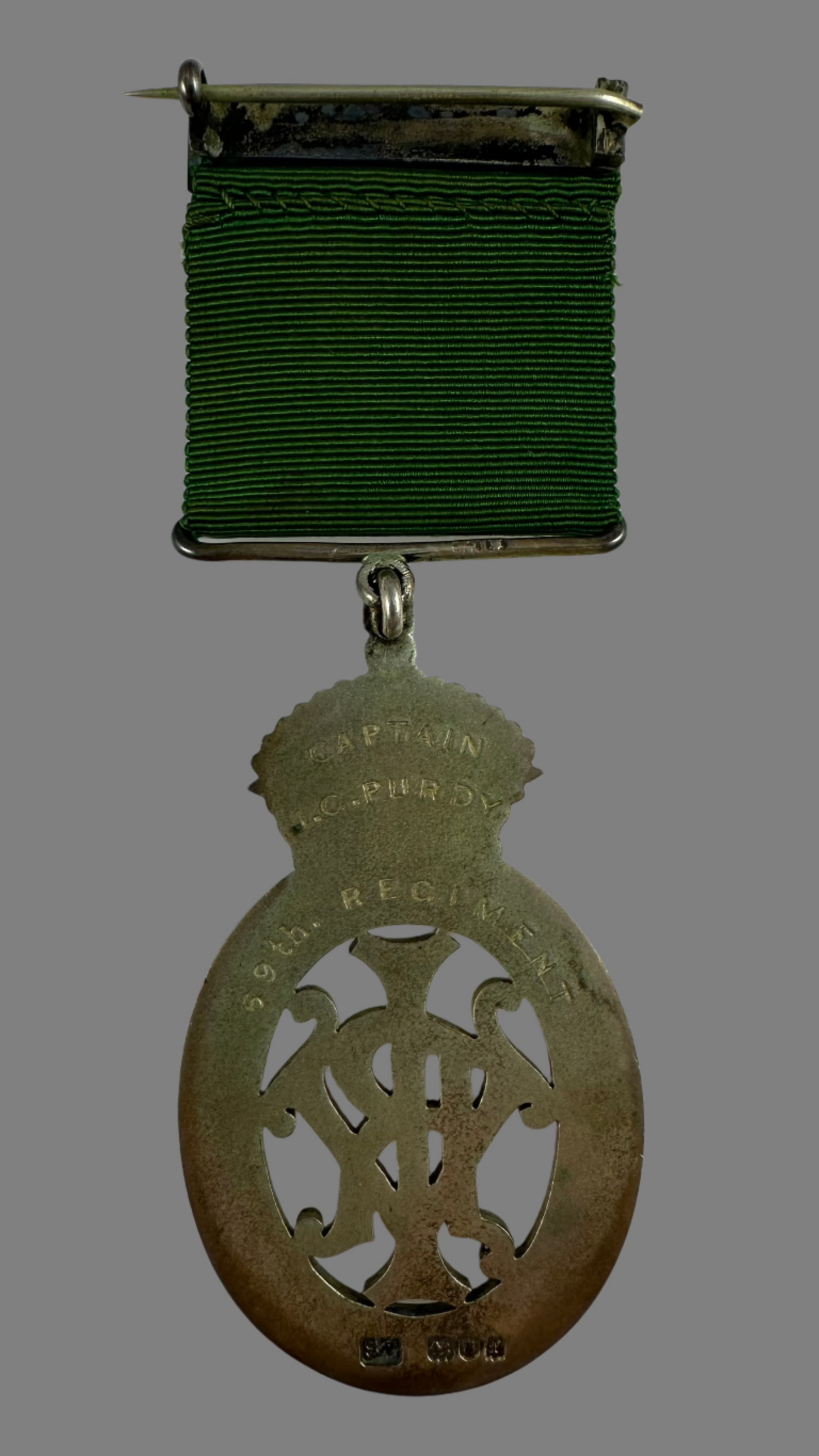 Pre-WWI - Colonial Auxiliary Forces Officer's Decoration to 69th Regiment (Annapolis Regiment) - Purdy