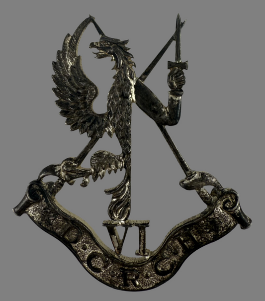 WWII - 6th Duke of Connaught's Royal Canadian Hussars Officer Badge