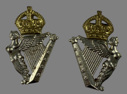 WWII - Irish Regiment of Canada Collar Badges