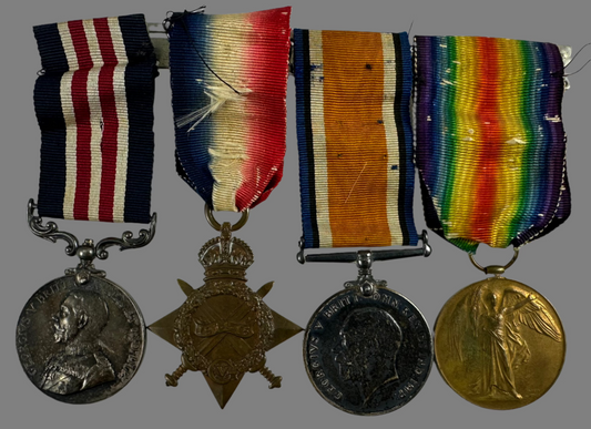 Military Medal and 1914-15 Trio to Royal Field Artillery - O'Donovan