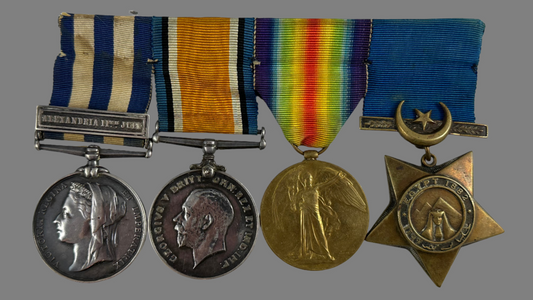 Victorian / WWI - Egypt / WWI Medal Group to Royal Navy / Canadian Pioneer Battalion - Wilton