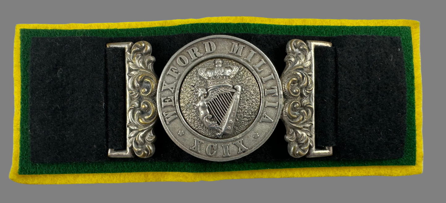 Victorian - 99th Wexford Militia Belt Buckle