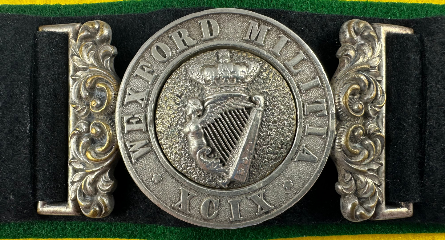 Victorian - 99th Wexford Militia Belt Buckle