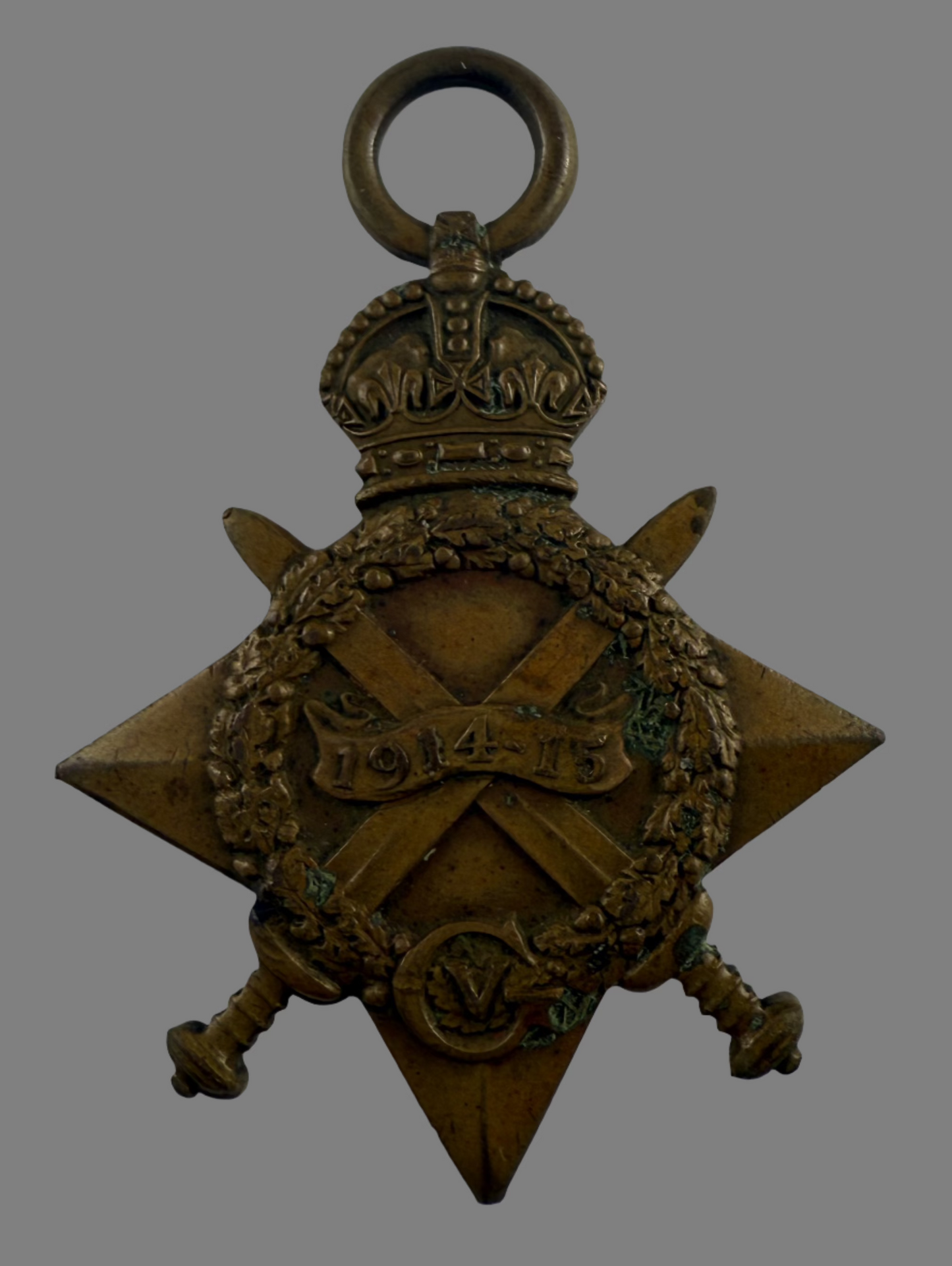 WWI 1914-15 Star - 27th Canadian Infantry Battalion - Lewis - Wounded 2x - Officer