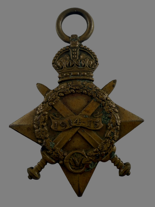 WWI 1914-15 Star - 27th Canadian Infantry Battalion - Lewis - Wounded 2x - Officer