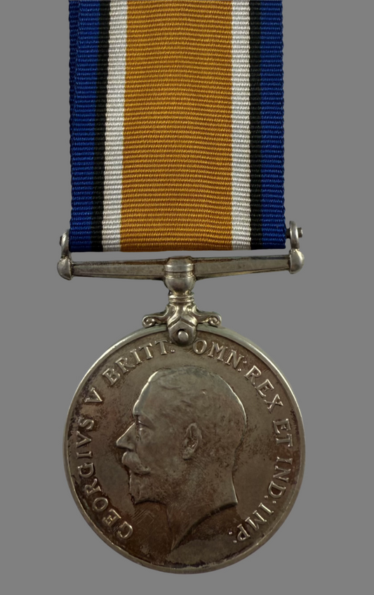 WWI British War Medal - 15th Canadian Infantry Battalion - Blunt - WIA